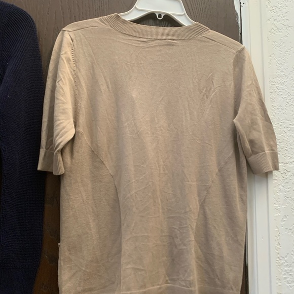 EUC BCBG Button Up Tan Cardigan Sweater size XS - Picture 2 of 2